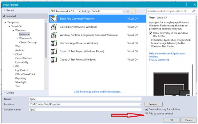 Add to Source Control